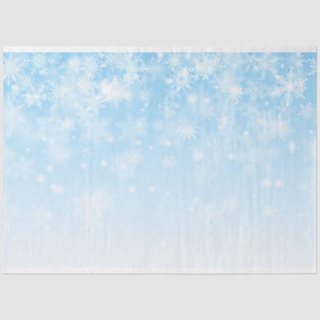 Snowflake Serie 6 Design 5 Seidenpapier (Vorderseite)