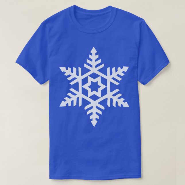 Snowflake Snow Winter  T-Shirt (Design vorne)