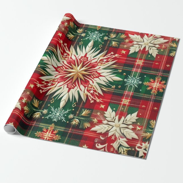 Snowflake Splendor Geschenkpapier (Ungerollt)