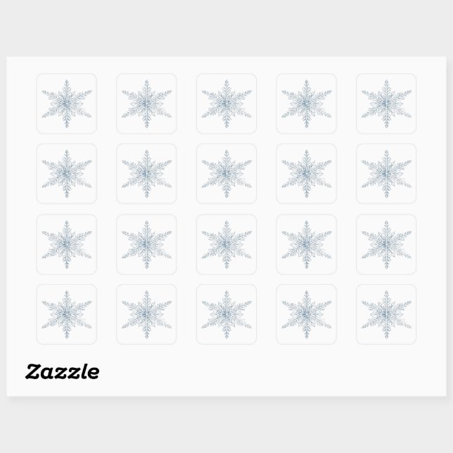 Snowflake Sticker | Minimal Winter  (Blatt)