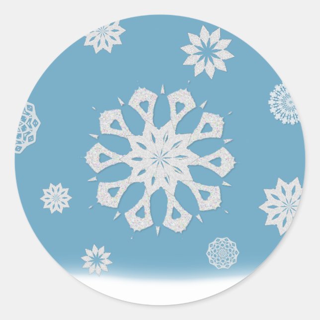 Snowflake Stickers (Vorderseite)