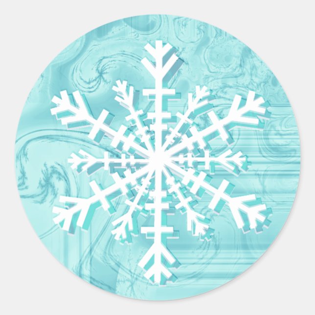 Snowflake Stickers (Vorderseite)