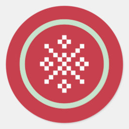 Snowflake Sweater Weather Sticker