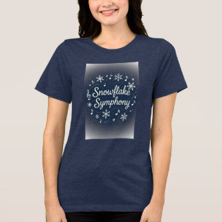 Snowflake Symphony Tri-Blend Shirt