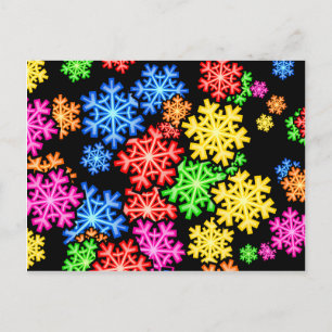 Snowflake Wallpaper Postkarte