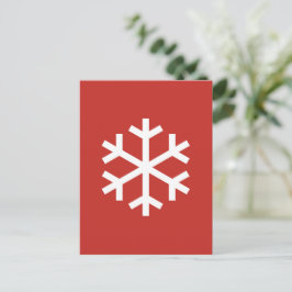 Snowflake Weihnachten Postkarte
