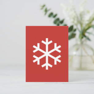 Snowflake Weihnachten Postkarte