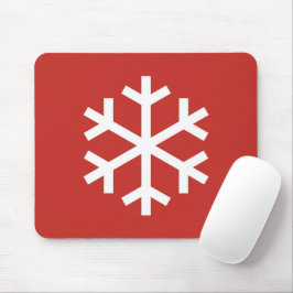 Snowflake Weihnachten Red Mouse Pad Mousepad