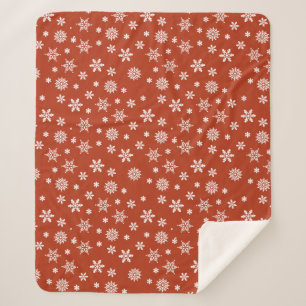 Snowflake Weihnachten Sherpadecke