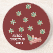Snowflake Weihnachten Untersetzer