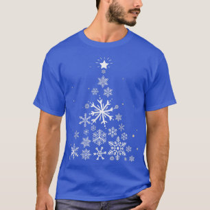 Snowflake Weihnachtsbaum T-Shirt