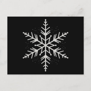 Snowflake Weihnachtsfeier Wintergeschenk Feiertagspostkarte