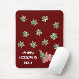 Snowflake Weihnachtsmäuse Pad Mousepad