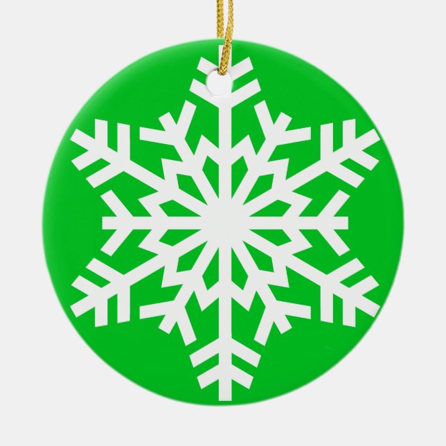 Snowflake Weihnachtsschmuck (Vorne)
