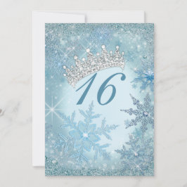 Snowflake Winter Wonderland Einladungen