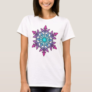 SNOWFLAKE Wintersport, Snowboard, Ski, Wetter T-Shirt