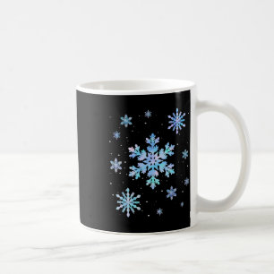 Snowflake Wintersportski Snowboarden Skate Kaffeetasse