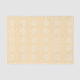 Snowflake Xmas Design Peach Holiday Weihnachten Seidenpapier