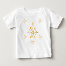 Snowflakes Baby Fine Jersey T - Shirt