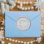 Snowflakes Christmas Monogram Wachssiegel Selbstklebend<br><div class="desc">Dieses romantische Design der Hochzeit im Herbst besticht durch ein abstraktes botanisches Design mit Ahornblättern. Das Herbst-Hochzeitdesign verwandelt Ihre Hochzeit in eine Erntefeier, die die Schönheit der Saison erahnen lässt. Das Motiv aus Ahornblättern eignet sich perfekt für eine naturlich inspirierte Hochzeit im Herbst und verleiht dem Design eine Touch Eleganz....</div>