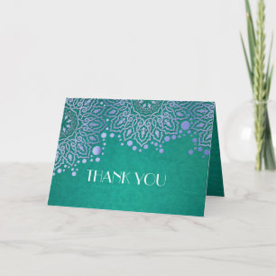 Snowflakes Emerald Christmas Danke