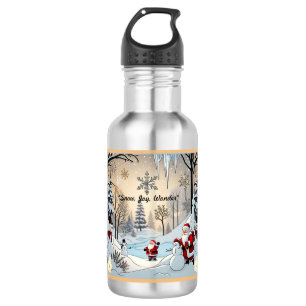 "Snowflakes Gentle Fall" Edelstahlflasche