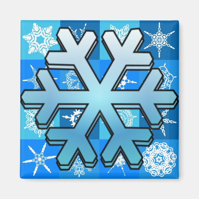 Snowflakes Magnet (Vorne)