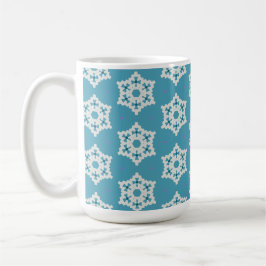 Snowflakes p1 kaffeetasse