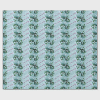 Snowflakes patterned gift wrap geschenkpapier