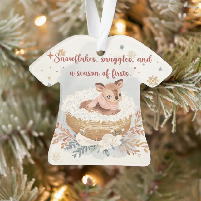 Snowflakes, Snuggles & A Season of Firsts Ornament (Baum)