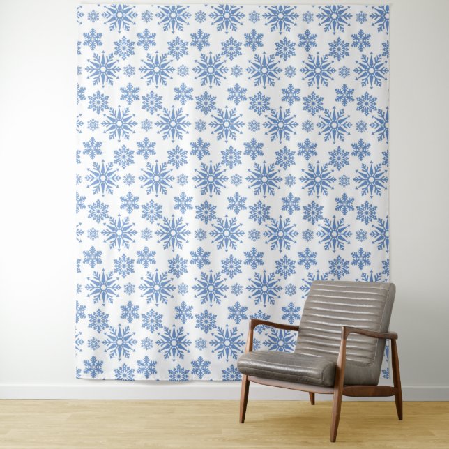Snowflakes Tapestry Wandteppich (Beispiel)