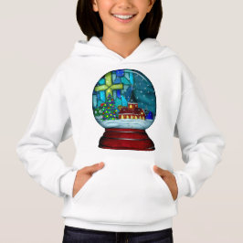 Snowglobe Whimsey Katholischer Urlaub Hoodie