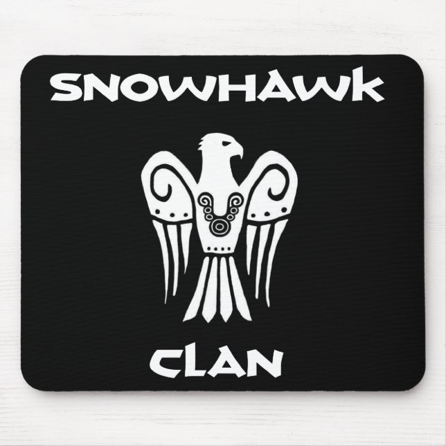 Snowhawk Clan mousepad! Mousepad (Vorne)