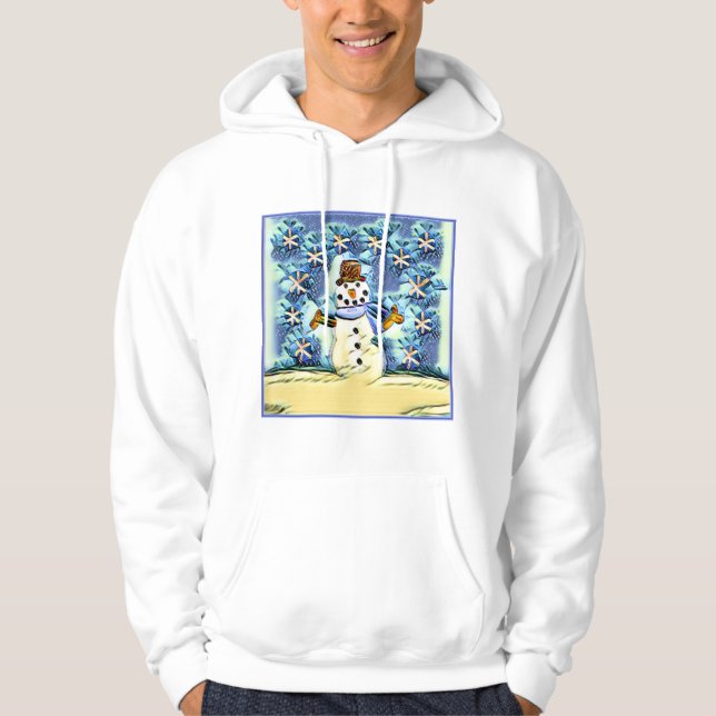 Snowie Snowman Hoodie (Vorderseite)