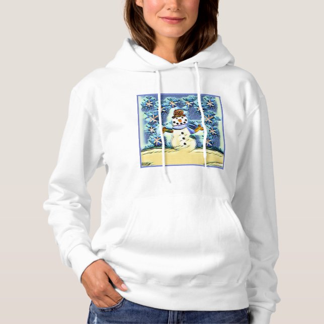 Snowie Snowman Hoodie (Vorderseite)