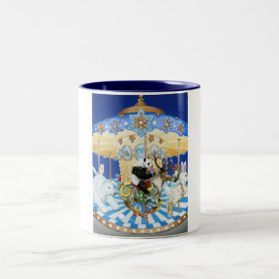 Snowland Karussell-Tasse Zweifarbige Tasse
