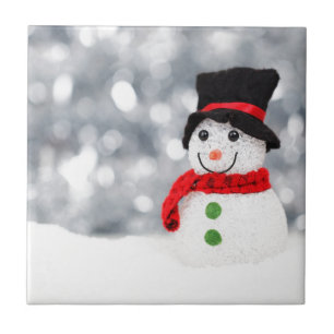 Snowman 002 fliese