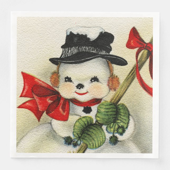 Snowman 004 serviette (Vorderseite)