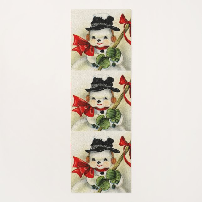 Snowman 004 yogamatte (Rückseite)