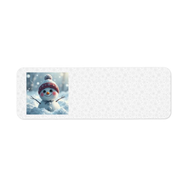 Snowman Address Labels (Vorne)