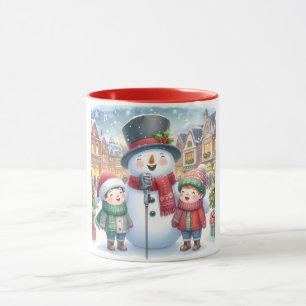 Snowman and Friends Kinder Weihnachten Tasse