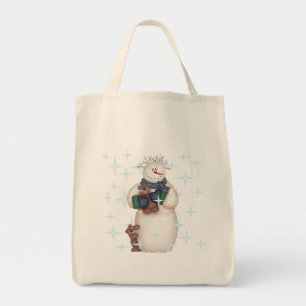 Snowman and Teddy Bears - Hemden und Geschenke Tragetasche
