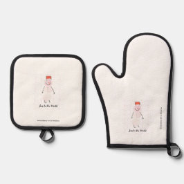 Snowman Apron Ofenhandschuh & Topflappen-Set