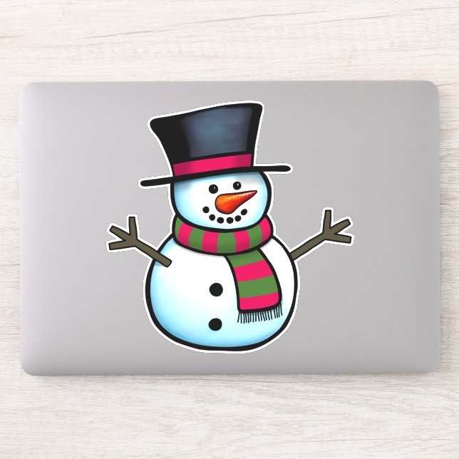 Snowman Aufkleber (Computer)