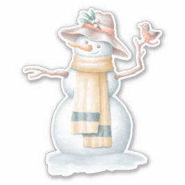 Snowman-Aufkleber Aufkleber