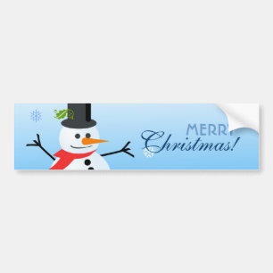 Snowman Autoaufkleber