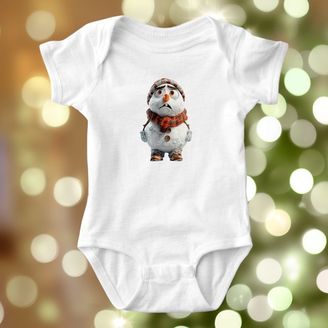 Snowman Baby Bodysuit Baby Strampler (Von Creator hochgeladen)
