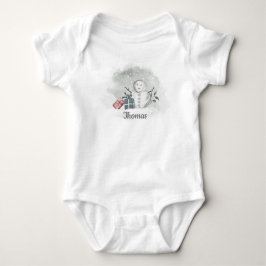 Snowman Baby Bodysuit Strampler