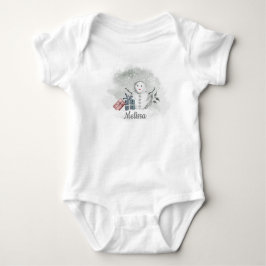 Snowman Baby Bodysuit Strampler