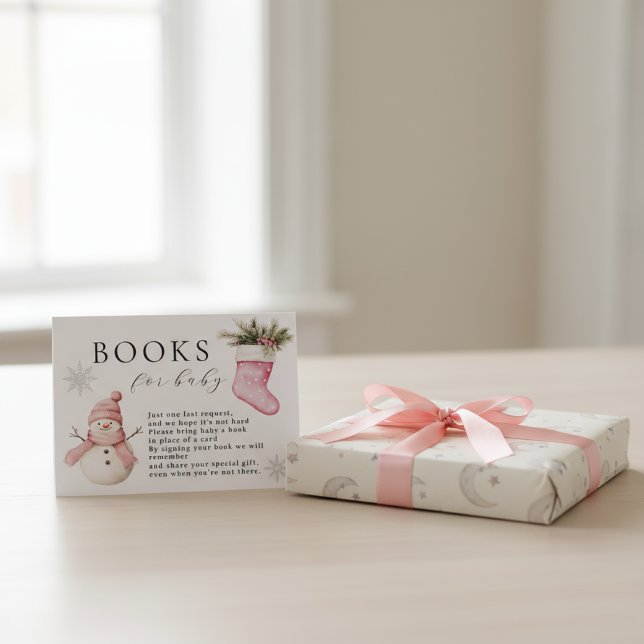 Snowman “Baby It’s Cold Outside” Books for Baby Begleitkarte (Von Creator hochgeladen)